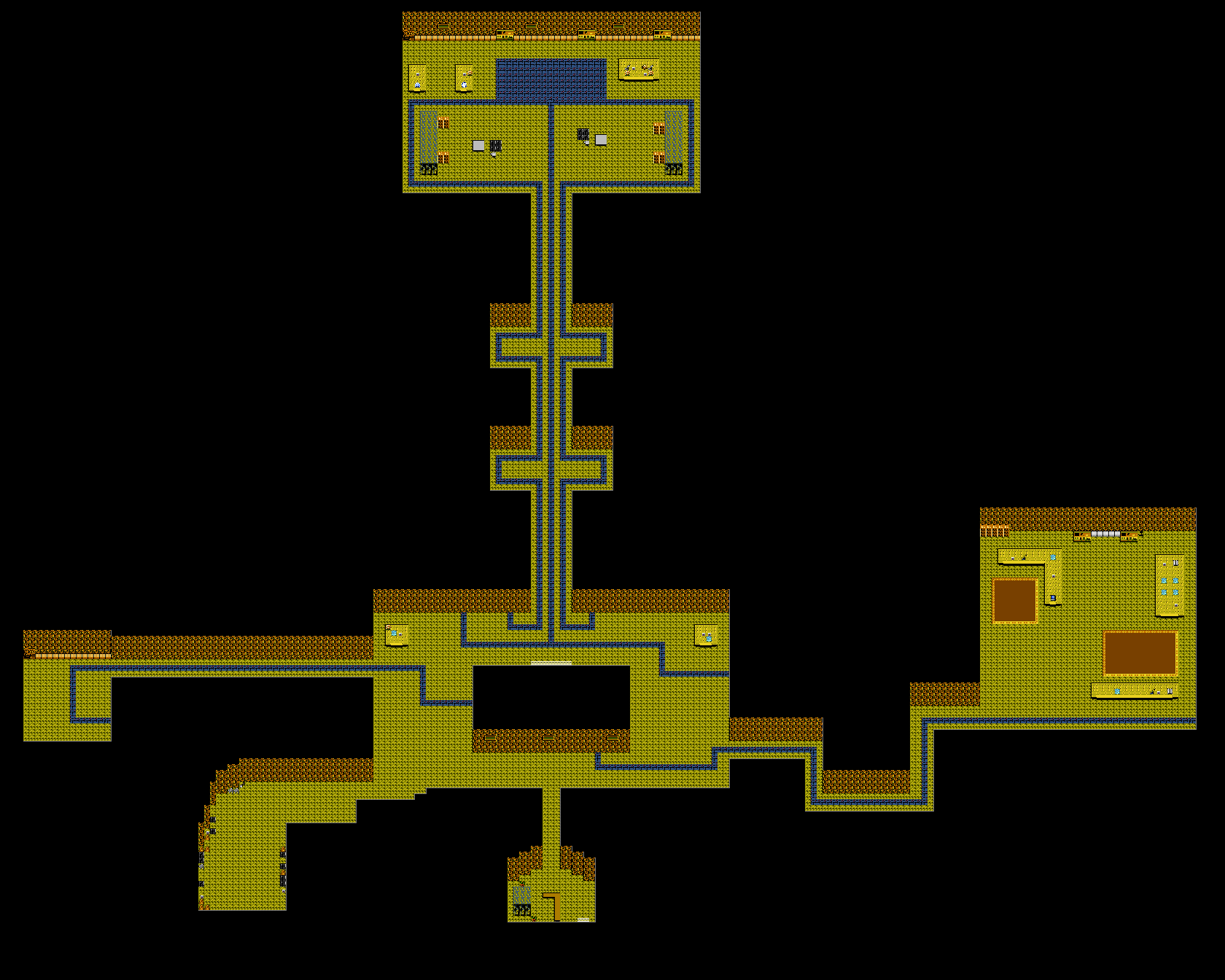 Azohr's Castle: First Floor map