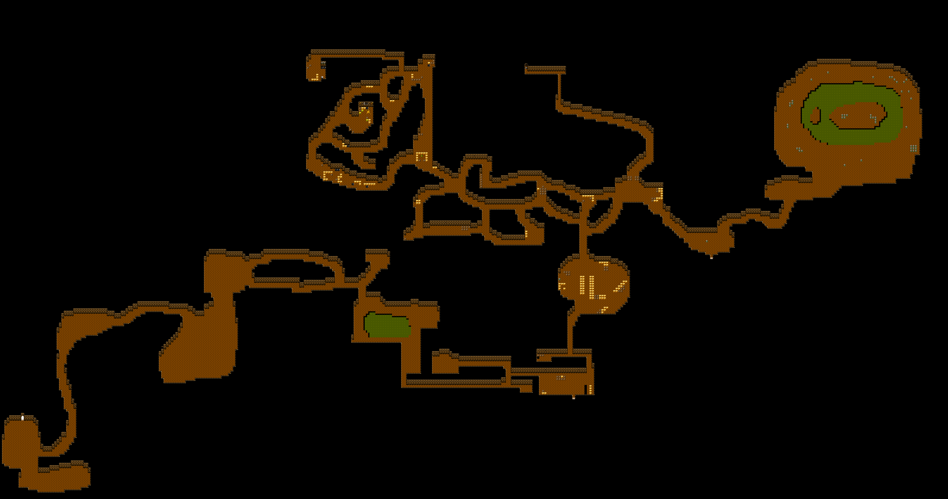 Hanura Cave map
