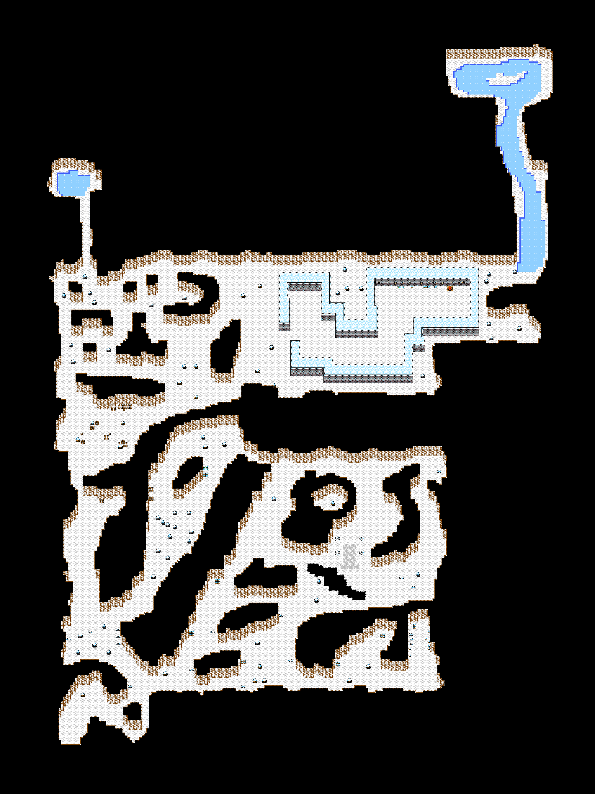 Rimeshroud Cavern map