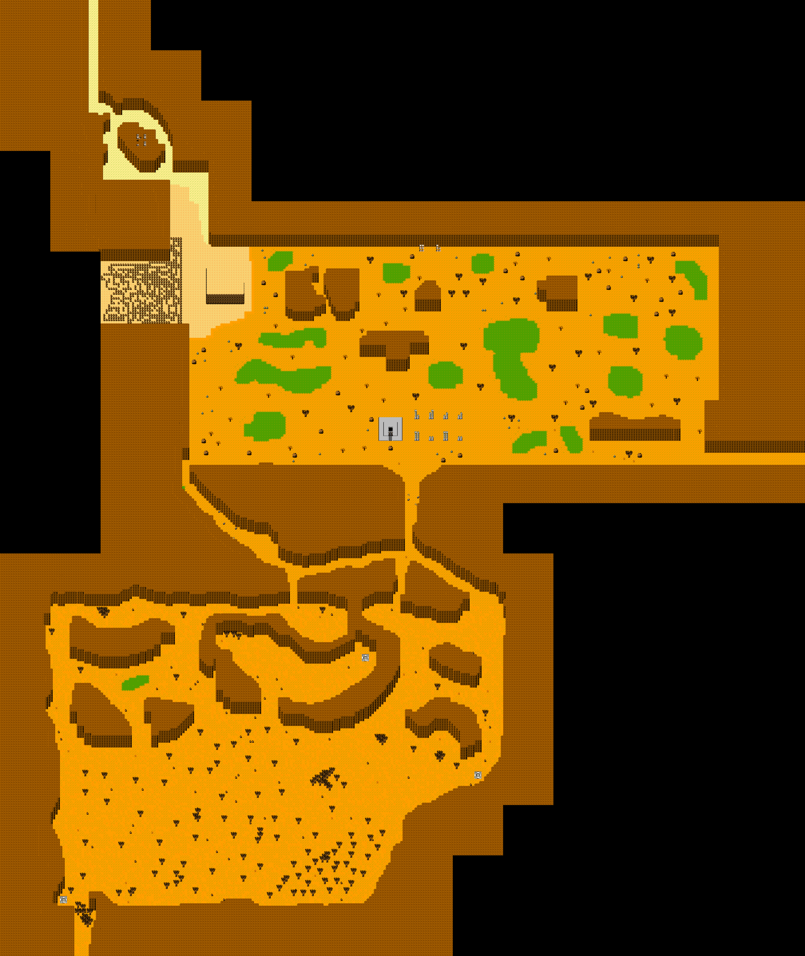 The Severed Peaks map